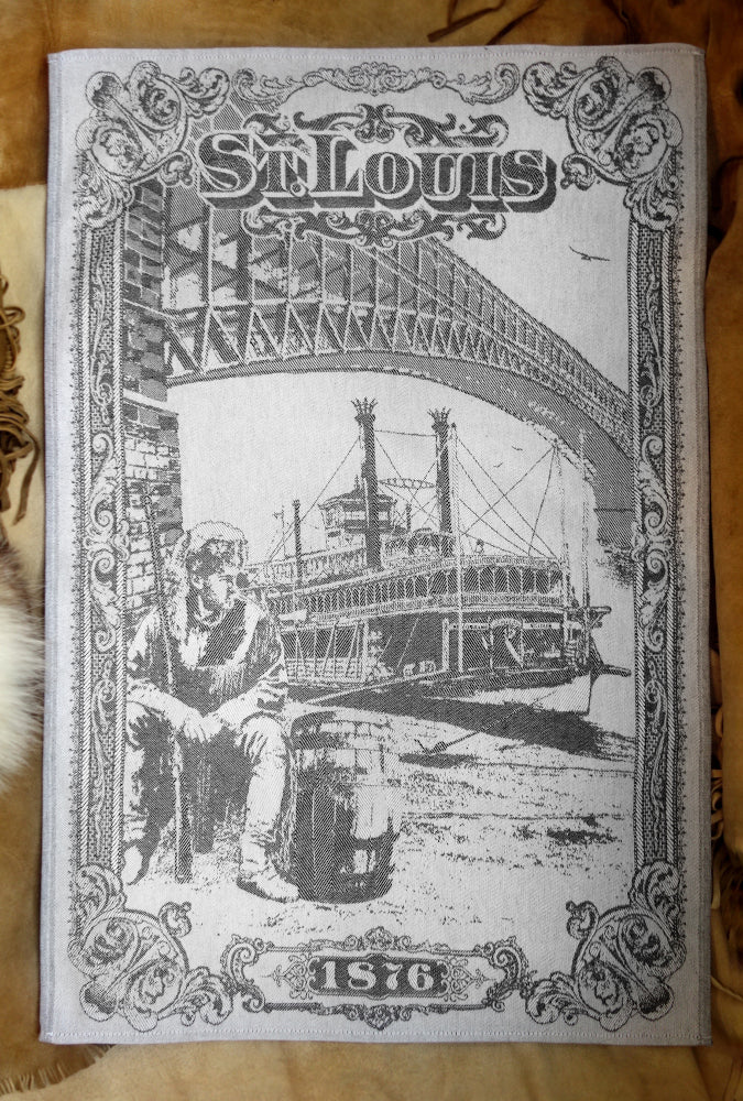 St Louis Jacquard Woven Luxury Kitchen Tea Towels /  Tapestry