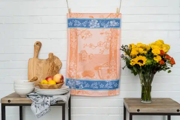 Crystal Arrow Honey Bees Jacquard Cotton Tea Towel