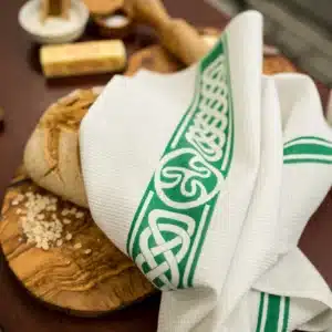 Crystal Arrow Celtic Knot Jacquard Cotton Tea Towel
