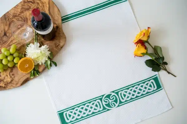 Crystal Arrow Celtic Knot Jacquard Cotton Tea Towel