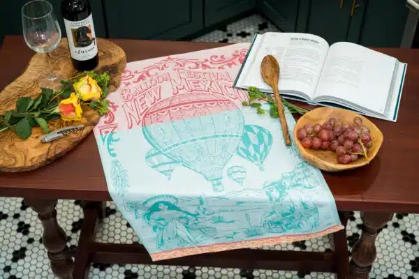 Crystal Arrow Hot Air Balloon Jacquard Cotton Tea Towel