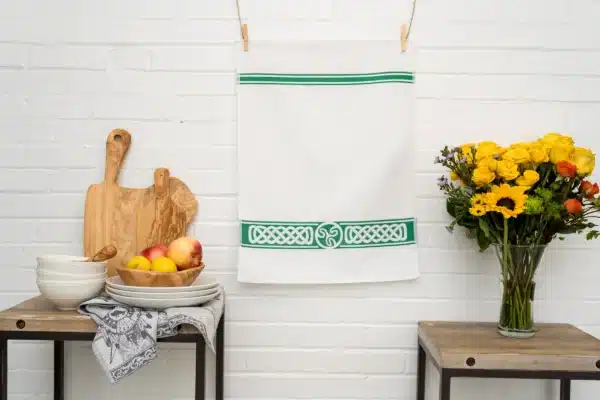Crystal Arrow Celtic Knot Jacquard Cotton Tea Towel