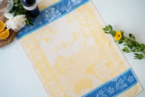 Crystal Arrow Honey Bees Jacquard Cotton Tea Towel