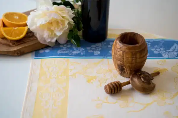 Crystal Arrow Honey Bees Jacquard Cotton Tea Towel