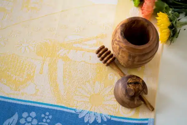 Crystal Arrow Honey Bees Jacquard Cotton Tea Towel