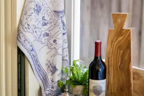 Crystal Arrow California Map Jacquard Cotton Tea Towel