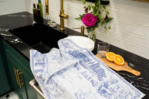 Lewis & Clark Expedition Map Jacquard Woven Cotton Tea Towel - Image 11