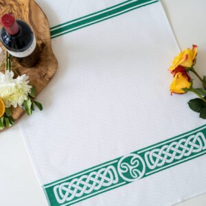 Crystal Arrow Celtic Ireland Jacquard Cotton Tea Towel