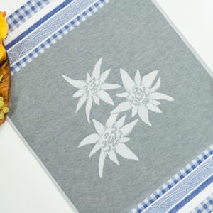 Edelweiss Jacquard Woven Cotton Tea Towel