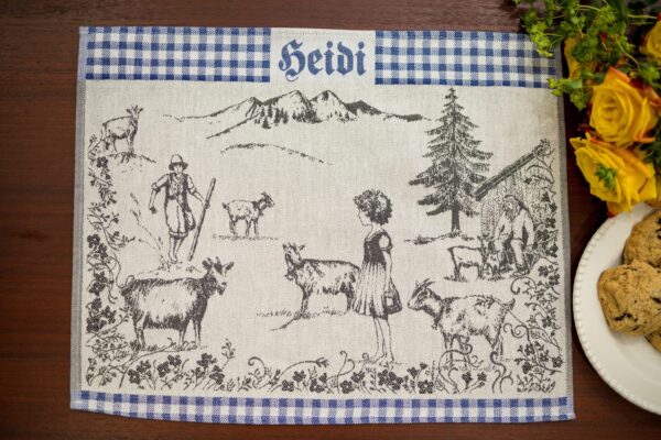 Heidi jacquard woven tea towel
