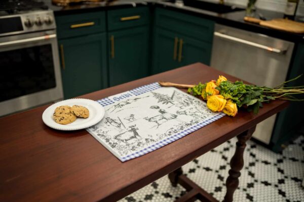 Heidi jacquard woven tea towel