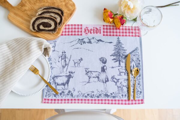 Heidi jacquard woven tea towel