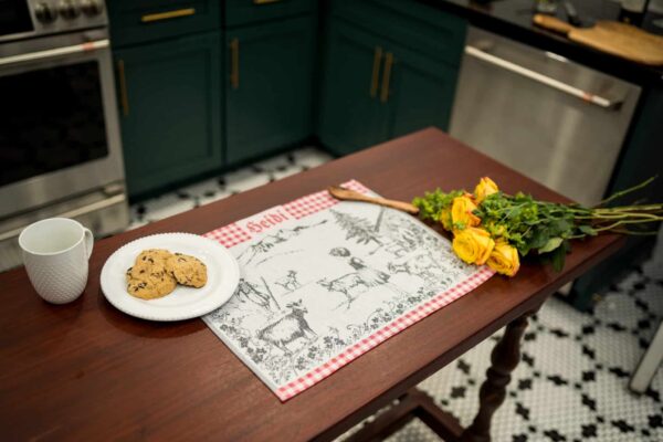 Heidi jacquard woven tea towel