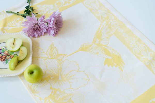 Hummingbird Jacquard Woven Tea Towel