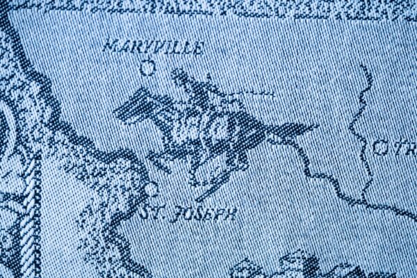 Missouri Jacquard woven tea towel Black