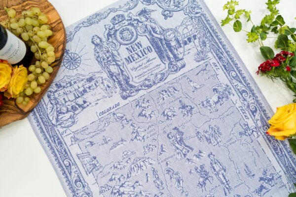 New Mexico Jacquard woven tea towel - Blue