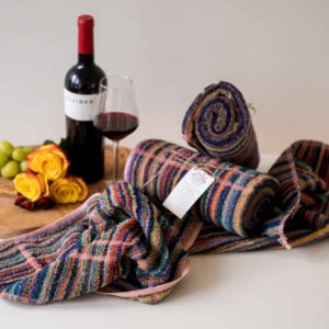Spa Towel Multicolor Jacquard Woven Linen