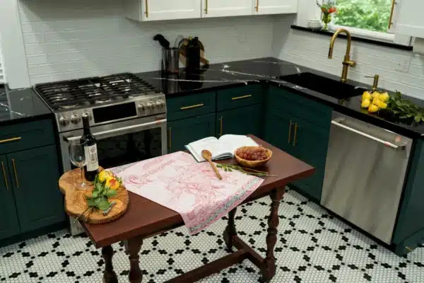 Carcassonne France Jacquard Woven Cotton Tea Towel - Image 9