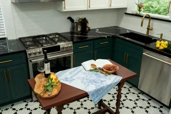 Crystal Arrow Carcassonne France Jacquard Cotton Tea Towel